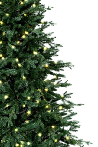 Choinka sztuczna jak żywa PE Świerk Górski z lampkami LED