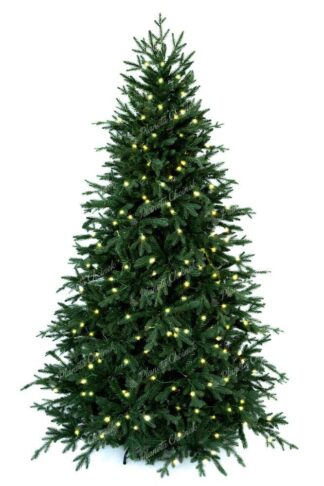 Choinka sztuczna jak żywa PE Świerk Górski z lampkami LED