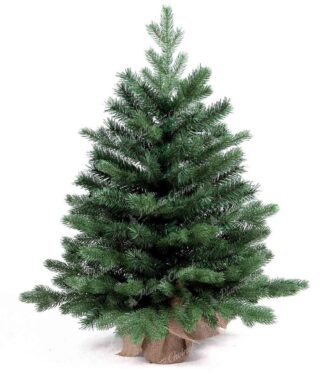 Choinka sztuczna mała ozdobna PE Mini Jodełka w domu