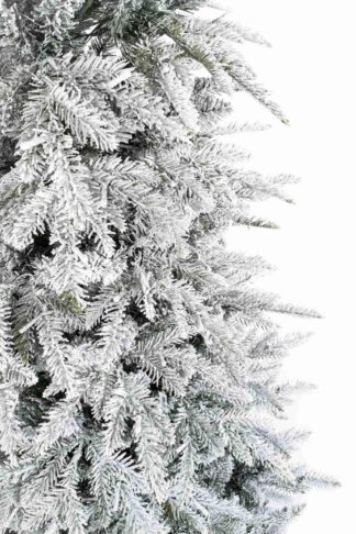Choinka sztuczna ośnieżona PE Jodła Biała Slim
