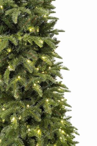 Ekskluzywna choinka sztuczna jak żywa PE Jodła Pirenejska ze światełkami