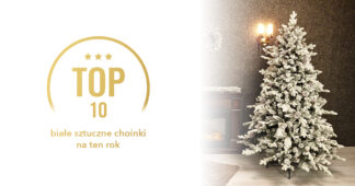TOP 10 białe i ośnieżone choinki sztuczne