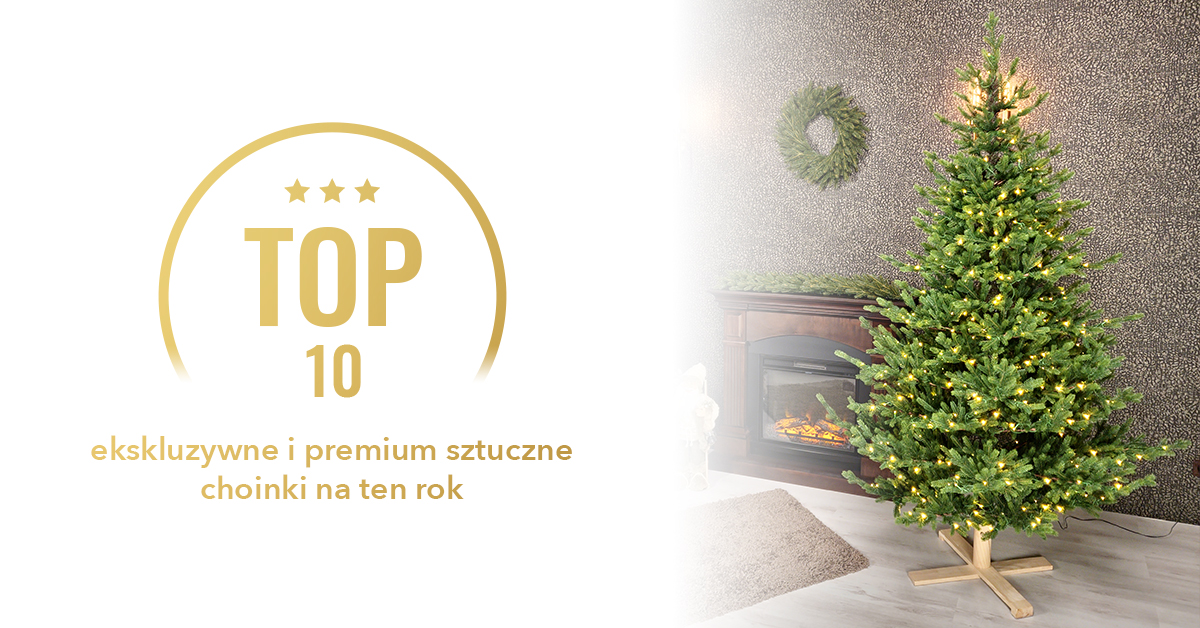 TOP 10 ekskluzywne choinki sztuczne na ten rok