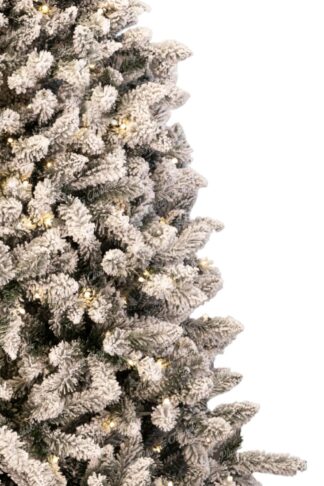 Choinka sztuczna biała Świerk Nordycki z oświetleniem LED