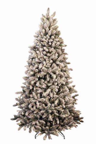 Choinka sztuczna biała Świerk Nordycki z oświetleniem LED