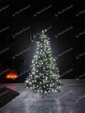 Lampki na choinkę LED zimna biel