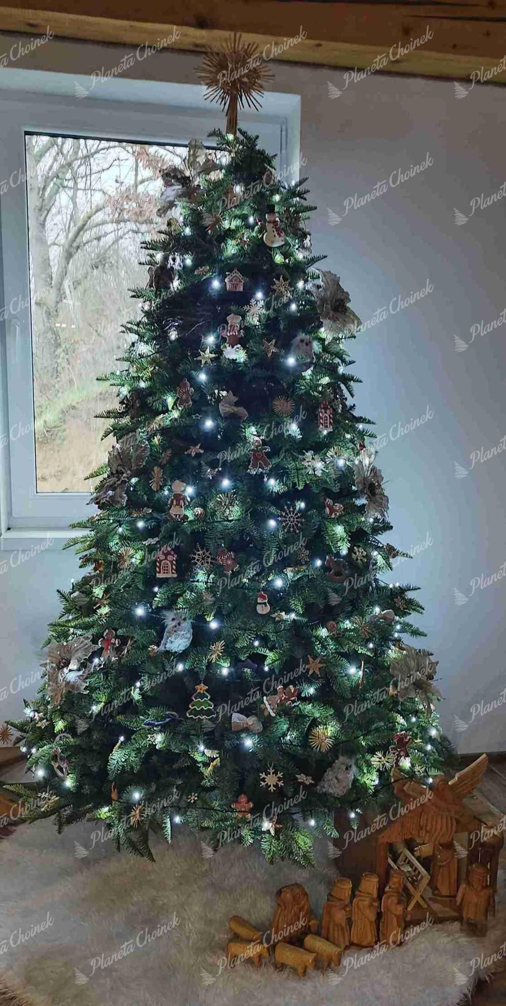 Choinka sztuczna PE Jodła Balsamiczna 210cm